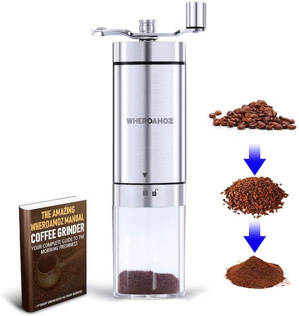 wheroamoz manual coffee grinder